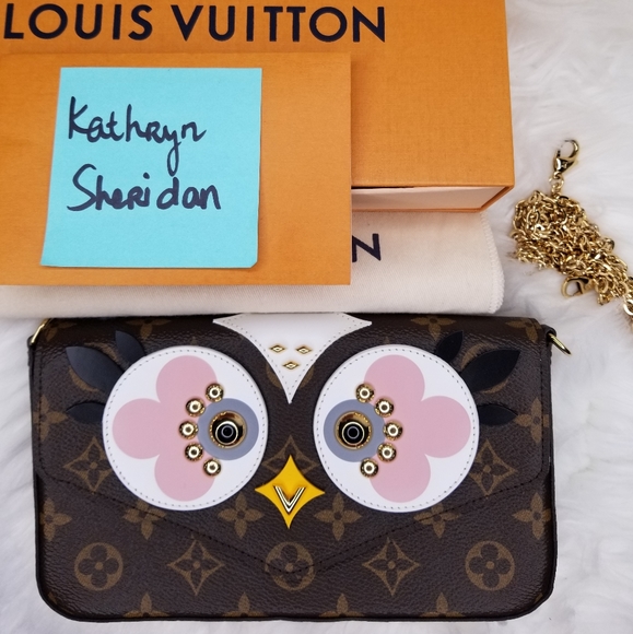 Louis Vuitton Handbags - LOUIS VUITTON OWL FELICIE MONO RARE CROSSBODY BAG